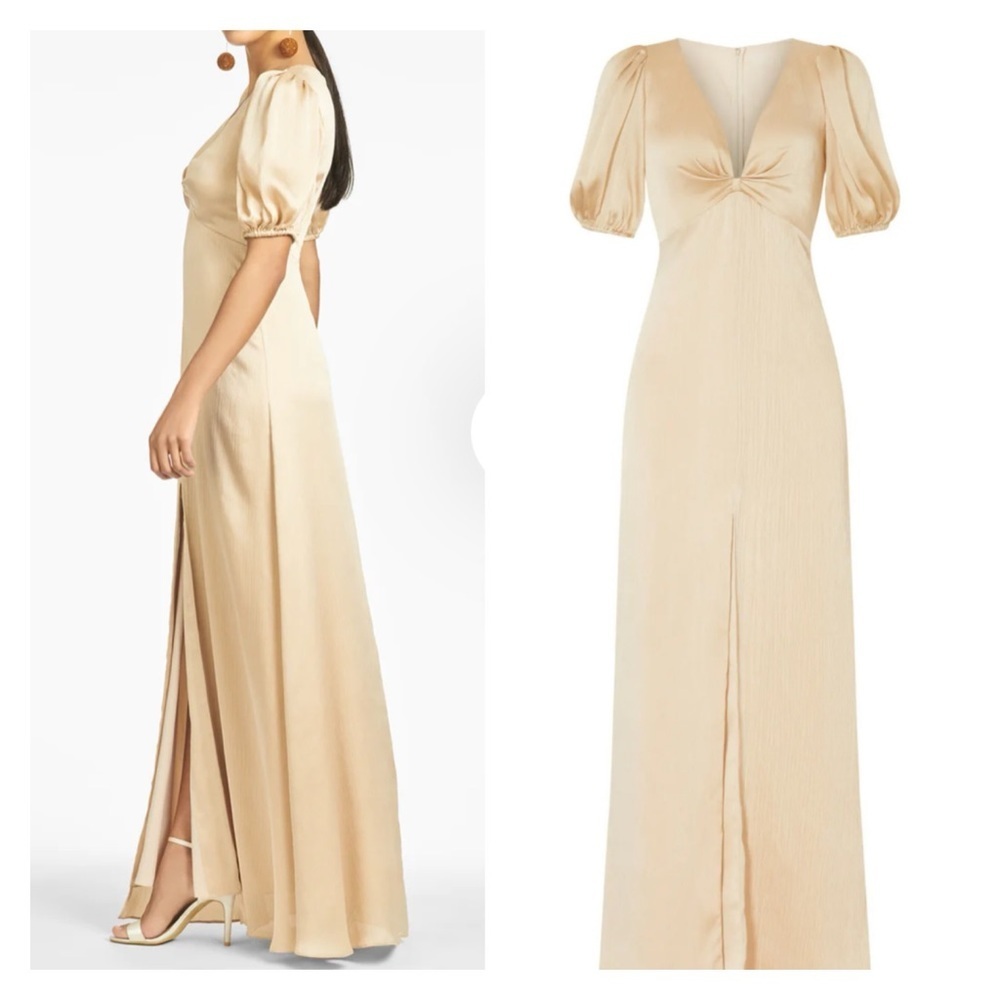 Sachin & Babi Alli Gown in champagne - Picture 4 of 7
